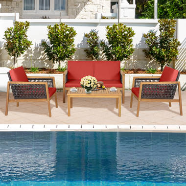 Gymax 8 discount piece patio set